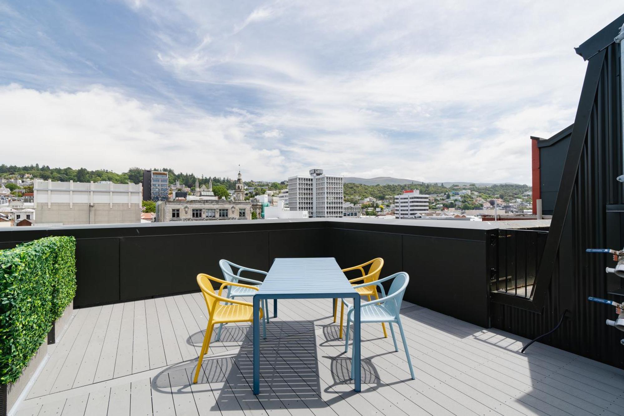 The Chamberson Hotel ดะนีดิน ภายนอก รูปภาพ Rooftop terrace